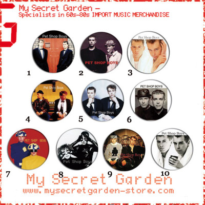 Pet Shop Boys - Behaviour , Please Pinback Button Badge Set 1a or 1b ( or Hair Ties / 4.4 cm Badge / Magnet / Keychain Set )